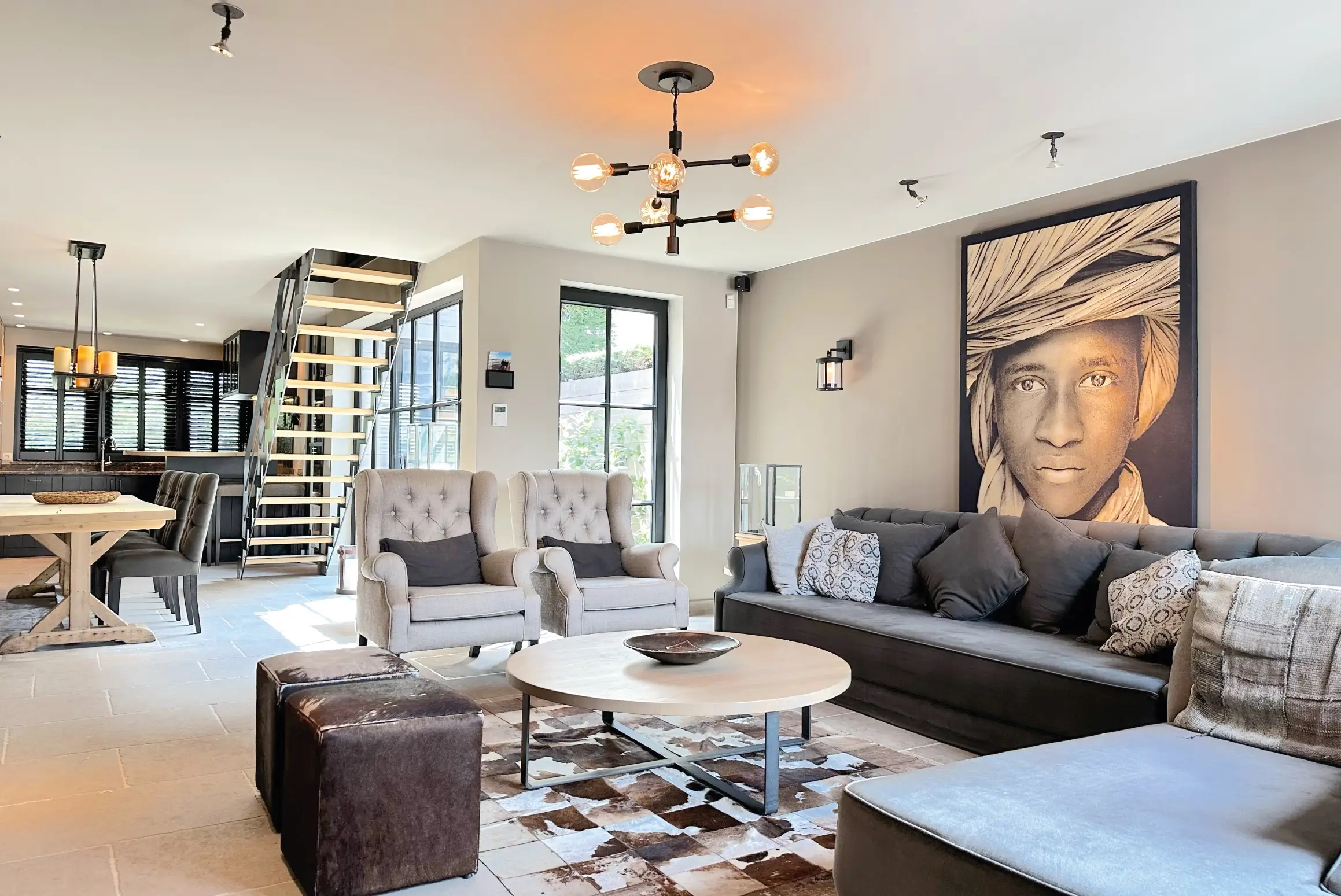 Open living room