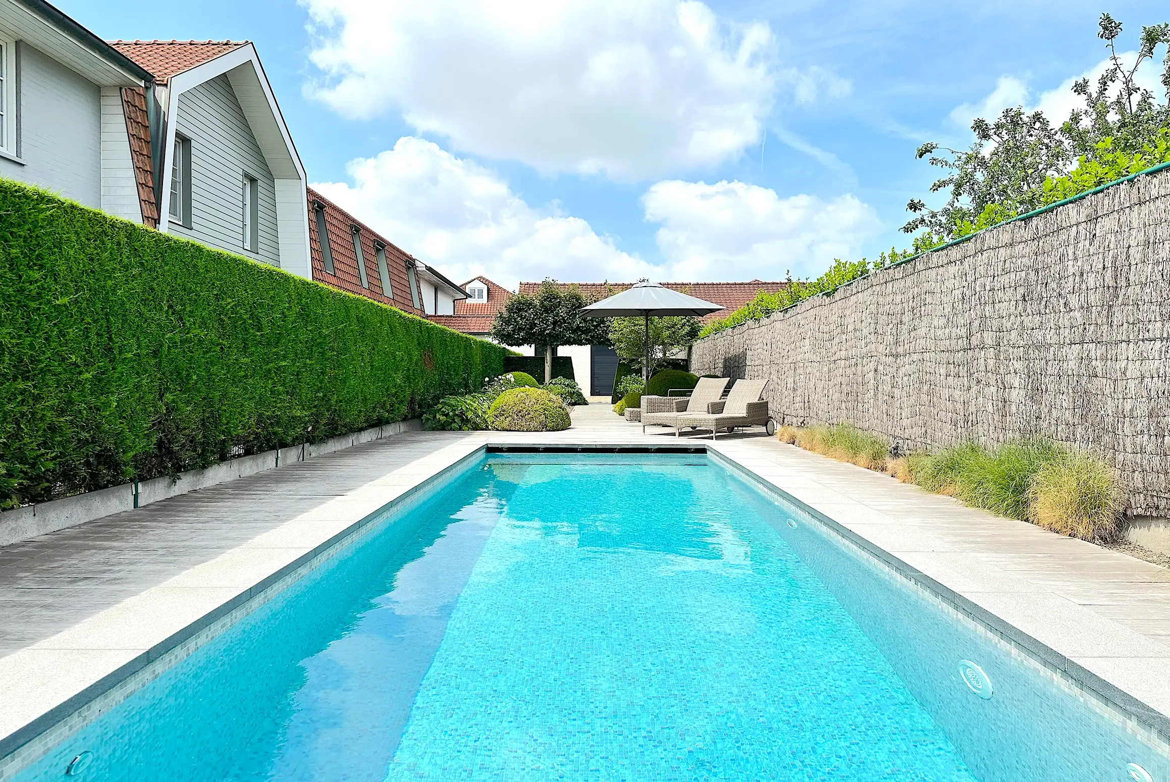 Pool at ground level