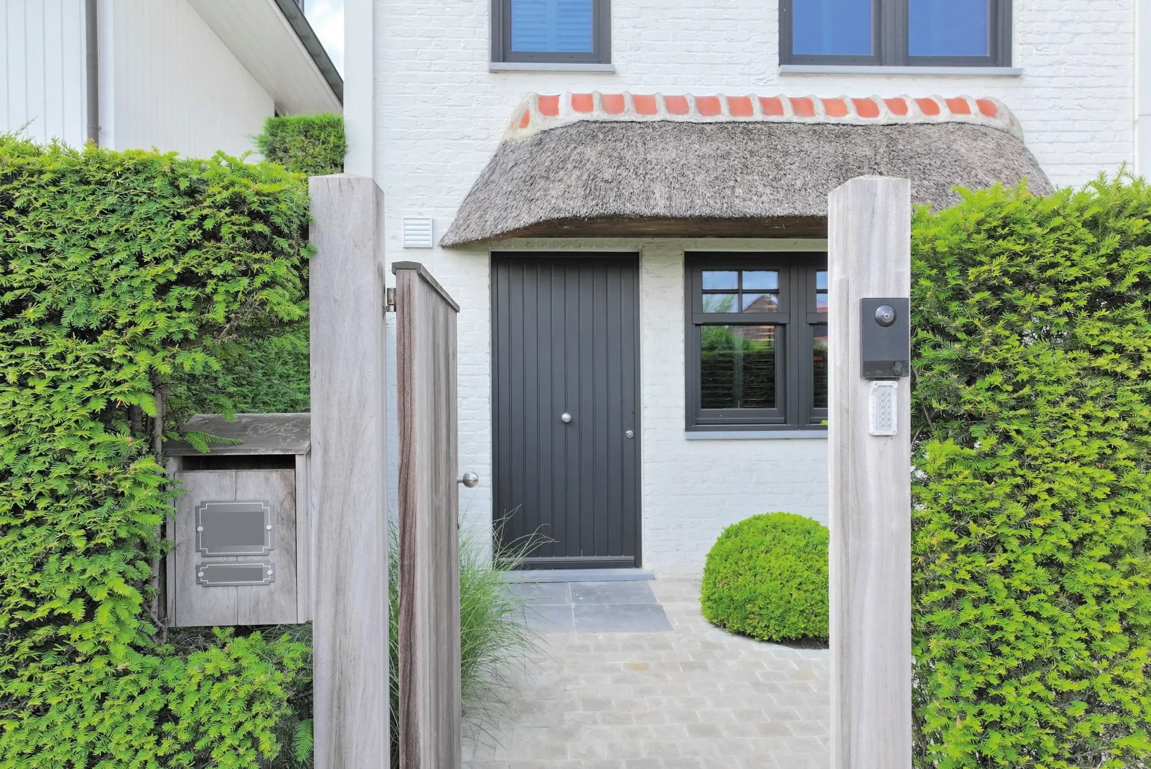 Front door and entrance